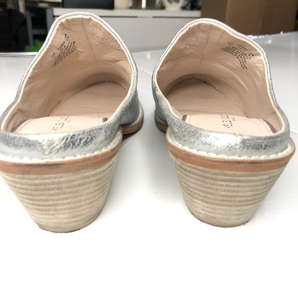 Kelsi Dagger Brooklyn Silver Mules size 7 - Picture 5 of 6
